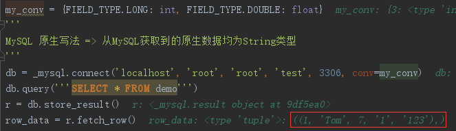 mysql原生写法_自定义conv参数