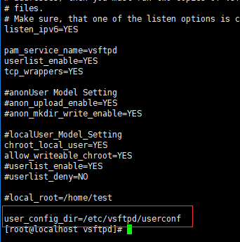 添加user_config_dir配置项