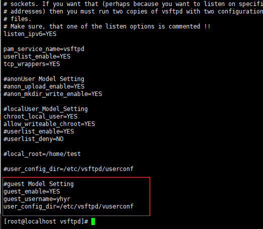 虚拟用户配置文件